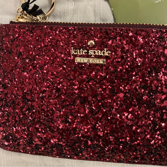 Kate Spade Plum Glitter Bitsy Cardholder - Picture 5 of 5